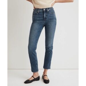 Madewell Tall Stovepipe Jean Vintner Wash Stretch Size 30 Tall